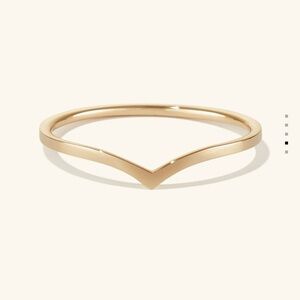 14K MEJURI GOLD WISHBONE RING